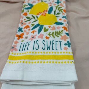 Colorful 'Life is Sweet' Kitchen Towel LAST CHANCE